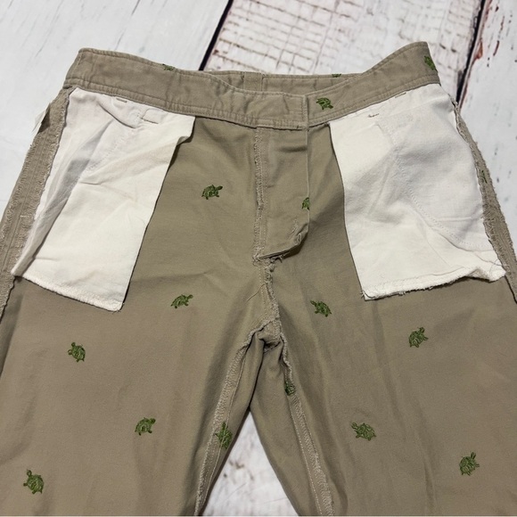 J.CREW Chinos cropped/capri pants khaki 100%cotton size 2 GUC - Picture 14 of 15